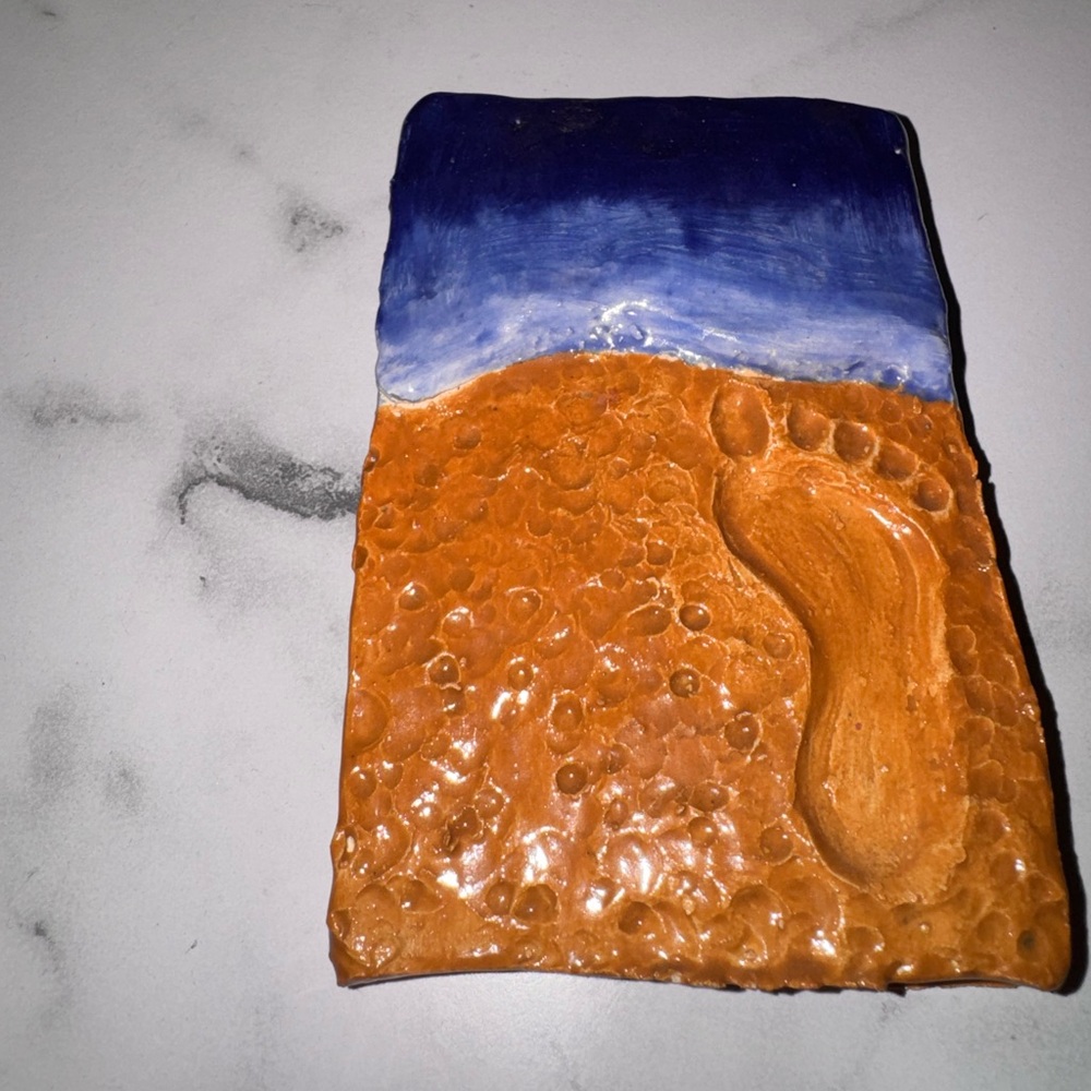 Handcrafted Ceramic Beach Art
